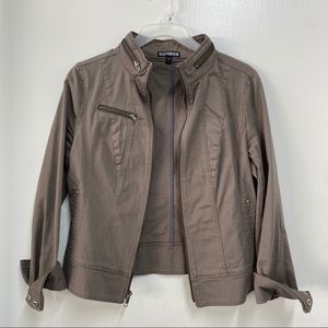 Express Cropped Utility Jacket